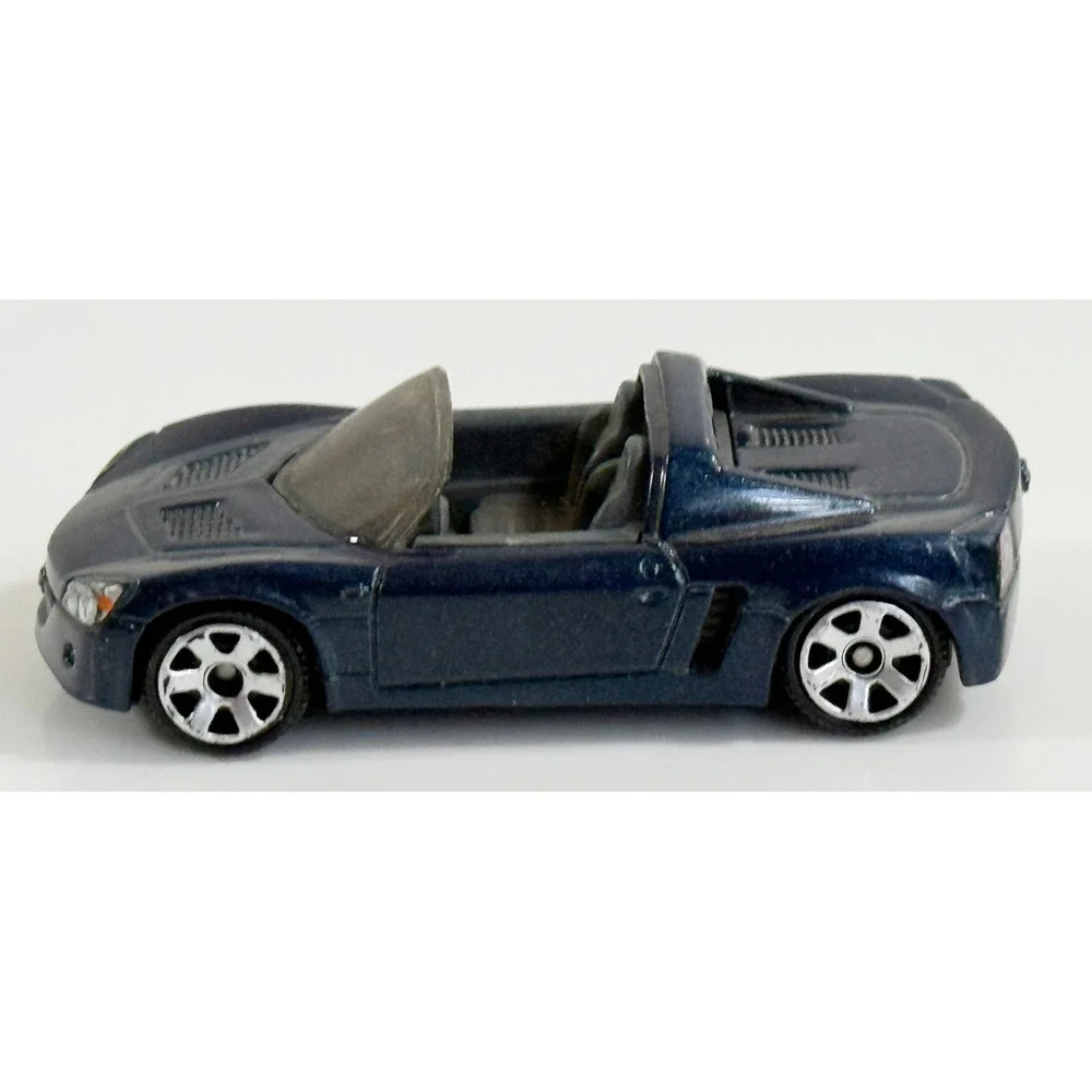 Matchbox Opel Speedster Kids Toy Car 1:64 Blue Diecast Convertible 2001 Mattel